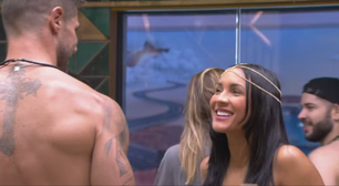 BBB 26: Maxiane brinca com Jonas Sulzbach após emoji no Queridômetro: 'Você, de toalha, é um biscoito'