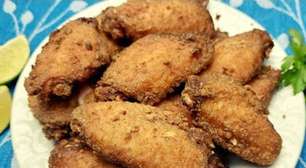 Tulipa de frango assada que fica sequinha e deliciosa, a opção perfeita para servir como petisco ou no almoço