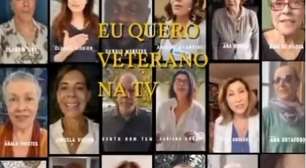 Artistas veteranos fazem campanha por mais espaço na TV