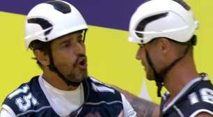 BBB 26: Jonas Sulzbach e Alberto Cowboy trocam farpas durante prova: 'Não aguenta'