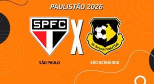 São Paulo x São Bernardo, AO VIVO, com a Voz do Esporte, às 20h