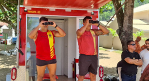 Praia de Garatucaia, em Angra, ganha posto móvel do CBMERJ para resgaste marítimo