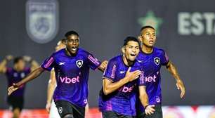 Valle, do Botafogo, vibra com gol: "Sensação é a melhor possível"