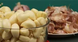 Como descascar alho: a melhor dica para descascar em minutos e conservá-lo por muitos dias