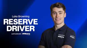 F1 2026: Williams confirma Luke Browning como seu piloto reserva