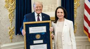 Trump ficará com medalha do Nobel oferecida por María Corina Machado, mas título é intransferível