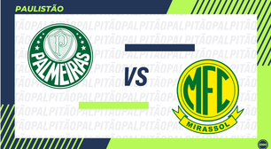 Palmeiras x Mirassol: escalações, desfalques, retrospecto, onde assistir e arbitragem
