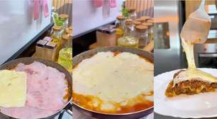 Lasanha de frigideira: duvido que você já tenha visto outra igual, fica bom demais da conta e é muito prática