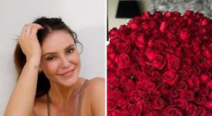 Separada, Paolla Oliveira recebe caminhão de flores avaliadas em R$ 10 mil, diz site