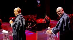 'Já fiz o que tinha que fazer', diz Moraes em evento da USP após transferir Bolsonaro