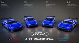 Ford Racing confirma pilotos do Mustang GT3 para IMSA e WEC em 2026