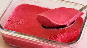 Sobremesa de gelatina feita apenas com leite e gelatina, a receita mais rápida e fácil do mundo todo