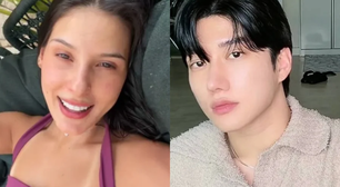 Novo casal? Ana Castela responde cantada que influenciador coreano mandou