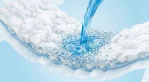 Uma mistura de celulose e um polímero que absorve 30x seu peso em líquido: é assim que a tecnologia cria a fralda descartável