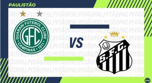Guarani x Santos: Possíveis escalações, onde assistir, retrospecto