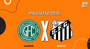 Guarani x Santos: onde assistir, escalações e arbitragem