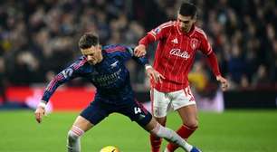 Nottingham Forest resiste e empata com o líder Arsenal