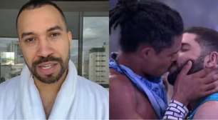 BBB 26: Gil do Vigor reage ao ver beijo de Breno e Marcelo: 'Dois homens'