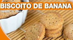 Receita de biscoito de banana, maçã e aveia sem açúcar, a opção saudável ideal para o dia a dia