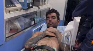 Luan Pereira deixa show de ambulância após passar mal no litoral de SP