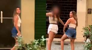 Argentina é flagrada imitando macaco e proferindo ofensas racistas em Ipanema