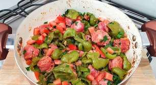 Como fazer pimenta cambuci refogada com linguiça toscana para um acompanhamento irresistível