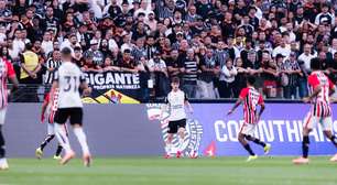 Meio-campista registra principais números ofensivos do Corinthians em empate no Majestoso