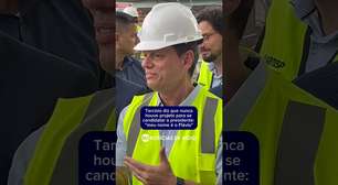 Vídeo: Tarcísio diz que nunca houve projeto para se candidatar a presidente: "meu nome é o Flávio"