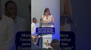 Vídeo: Mara agradece Tarcísio: "o que for melhor para o senhor, Mogi das Cruzes vai estar ao seu lado"