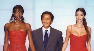 Valentino deixa elegância, feminilidade e o vermelho como legados