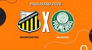 Novorizontino x Palmeiras: onde assistir, escalações e arbitragem