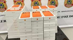 Passageiro é preso com carga milionária de iPhones no aeroporto de Foz do Iguaçu