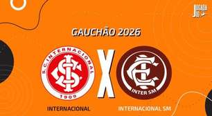 Internacional x Inter-SM: onde assistir, escalações e arbitragem