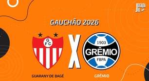 Guarany de Bagé x Grêmio: onde assistir, escalações e arbitragem