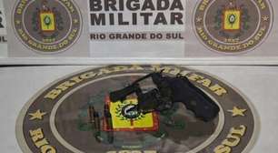Homens são presos por porte ilegal de arma de fogo e receptação