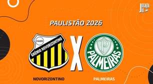 Novorizontino x Palmeiras, AO VIVO, com a Voz do Esporte, às 18h30