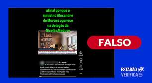 É falso que Maduro tenha feito delação citando Lula e Moraes nos EUA