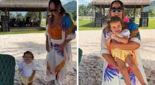 Mãe de Neymar é criticada por convidar ex do jogador para aniversário