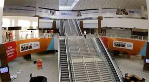 Funcionário leva chave por engano e escada rolante não funciona em inauguração de rodoviária de Salvador