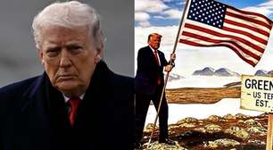 Trump usa imagem de IA para divulgar plano de anexação da Groenlândia aos EUA