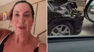 Destruído? Video mostra estado do carro de Margareth Serrão após acidente