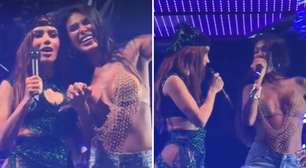 Bêbada, Pocah sobe no palco e é expulsa por Anitta em meio a treta: 'Amizade abalada'
