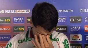 Piquerez não esconde frustração após goleada do Palmeiras: "O time hoje foi uma vergonha"