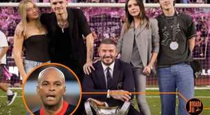 Ex-colega de time cita TOC de Beckham e comenta briga com filho: "Não justifica"
