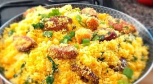 Como fazer fubá suado mineiro com bacon e calabresa, o tradicional cuscuz mineiro cheio de sabor