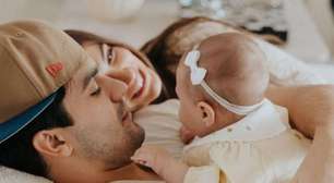 Luan Santana e Jade Magalhães comemoram o primeiro ano da filha Serena com festa especial