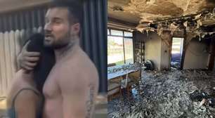 Trauma! Influenciador desabafa sobre incêndio que destruiu sua casa