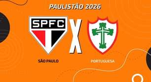 São Paulo x Portuguesa, AO VIVO, com a Voz do Esporte, às 18h