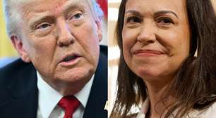 Depois de receber a medalha do Nobel, Trump considera envolver María Corina em transição de poder na Venezuela