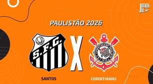 Santos x Corinthians, AO VIVO, com a Voz do Esporte, às 18h